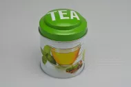 Plechovka na čaj - Zelená (11x9cm)