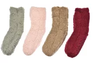 Dámské hřejivé ponožky s protiskluzovou podrážkou Virgina HA7703 - 1 pár, velikost 38-41