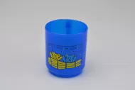 Plastový hrníček - 2,5 dl - modrý s medvídkama - TVAR