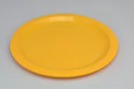 Mělký plastový talířek IRAK 150ml - Žlutý (21,5x1cm)