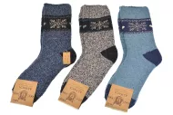 Pánské vlněné ponožky AMZF PA-336 - 3 páry, velikost 44-47