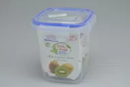 Plastový box na potraviny se silikonovým těsněním - 11 x 10 x 10 cm - 575 ml