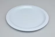 Mělký plastový talířek IRAK 150ml - Bílý (21,5x1cm)