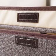 Textilní úložný box s přihrádkami