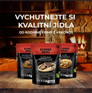 Česká trvanlivá jídla ExpresMenu - skvělá chuť v každém soustu