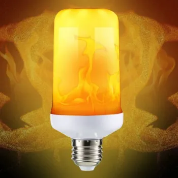 Žárovky, hodiny a krby s imitací plamene