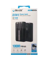 Powerbanka TD-LTE TD-PB64 2v1 10 000 mAh - černá