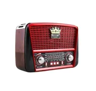Přenosné rádio Golon RX-BT455S s Bluetooth, USB, TF, solárním napájením a dobíjecí baterií