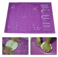 Kuchyňská silikonová deska 60 x 46 cm - fialová