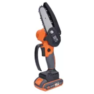 Aku řetězová pila Solight RNP100A1 s příslušenstvím a praktickým kufrem - lišta 127 mm - 21 V 