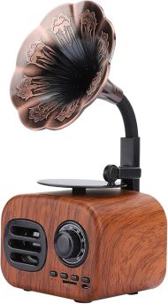 Bluetooth reproduktor ve tvaru mini gramofonu - FT-05