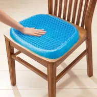 Gelový podsedák na židli s protiskluzovým obalem
