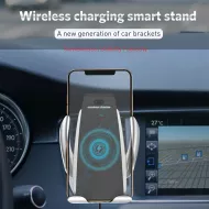 Držák na telefon s bezdrátovou Qi nabíječkou do auta