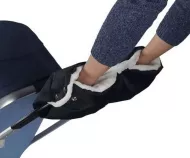 Teplý fleecový rukávník na kočárek