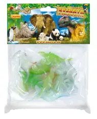 dinosauři, svítí ve tmě, 9 ks v sáčku