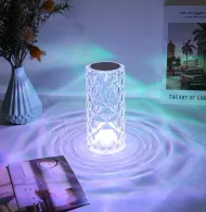 LED dotyková křišťálová lampa s 16 druhy barev