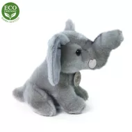 Sedící plyšový slon - 18 cm - Rappa