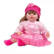 Maďarsky mluvící a zpívající dětská panenka PlayTo Tina, 46 cm