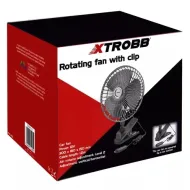 Rotační ventilátor do auta s klipem - 12 V - Xtrobb 23194