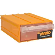 Plastový organizér do dílny MANO K-20 (14x10x5cm) - Žlutý