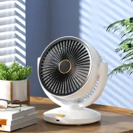 Kompaktní stolní ventilátor F808 - bílý