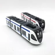 Obousměrná kloubová tramvaj XL80175 - modrá