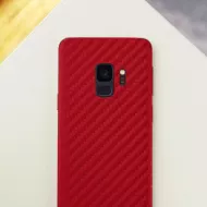 Designová karbonová fólie - červená - 30 x 127 cm