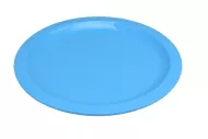 Mělký plastový talířek IRAK 150ml - Modrý (21,5x1cm)