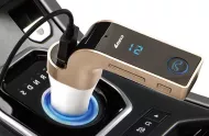 Bluetooth FM transmitter na USB a micro SD karty