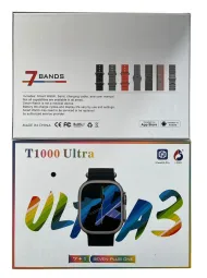 Chytré hodinky T1000 Ultra 7v1 - černé