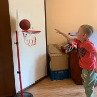 Herní set na basketbal s terčem a lukem - Kruzzel