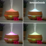 Zvlhčovač vzduchu s aromadifuzérem - LED Wooden-Effect - InnovaGoods