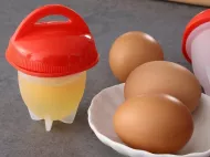 Plastové pohárky na vaření vajec - sada 6 ks