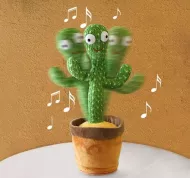 Interaktivní mluvící a zpívající kaktus na baterie