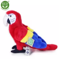 Plyšový papoušek Ara Arakanga - červený - 24 cm - Rappa