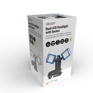 Duální přenosný LED reflektor se zásuvkou - Solight - 2x30W - 5400lm - 4000K