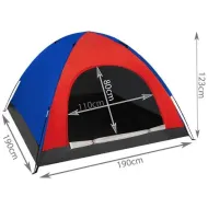 Turistický stan pro 4 osoby - Trizand