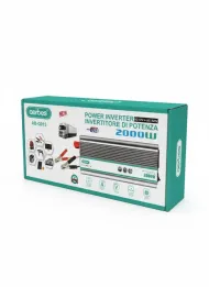 Auto měnič napětí Aerbes AB-Q015 - z baterie 12 V na zásuvku 230 V, 2000 W + USB