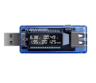 USB tester napětí voltmetr/ampérmetr