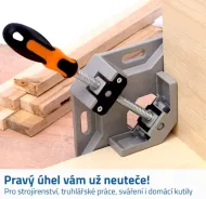Truhlářská úhlová svěrka - 4 ks