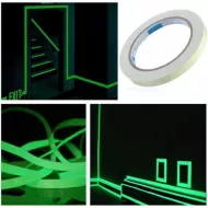 Orientační a výstražná fluorescenční páska - 2,9 m - zelená