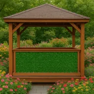 Umělý živý plot na balkon - 5 x 0,5 m - Gardlov