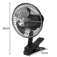 Rotační ventilátor do auta s klipem - 12 V - Xtrobb 23194
