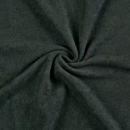 Froté prostěradlo - černé - 140 x 200 cm - BedStyle