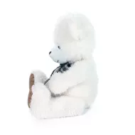 Plyšový medvěd s mašlí a záplatou - béžový - 27 cm - Rappa