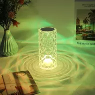 LED dotyková křišťálová lampa s 16 druhy barev
