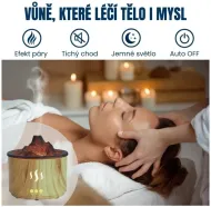 Aroma difuzér RDF3 ve tvaru sopky - 500 ml - bílý