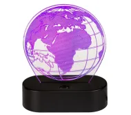 Lampička 3D zeměkoule 