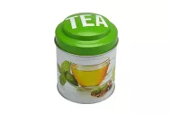 Plechovka na čaj - Zelená (11x9cm)