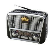 Přenosné rádio Golon RX-BT455S s Bluetooth, USB, TF, solárním napájením a dobíjecí baterií